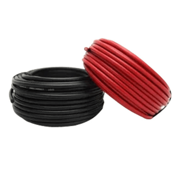 Automotive cable red and black