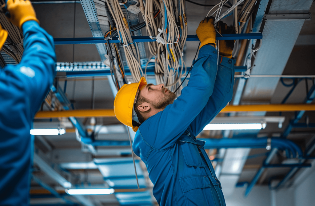 Solar panel wiring