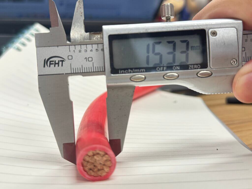 15mm cable overall diameter