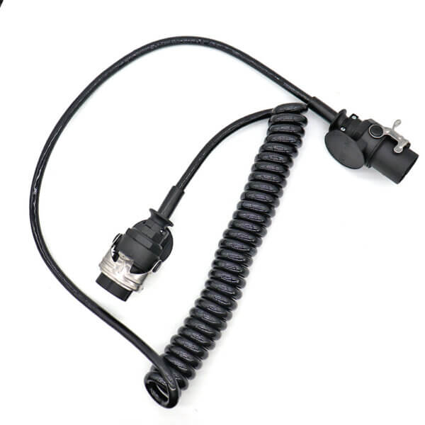 7 pin 24v ebs spiral cable ISO7638-1