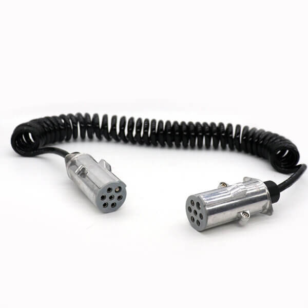 ISO 3731 24V 7p Trailer coil cable TYPE S