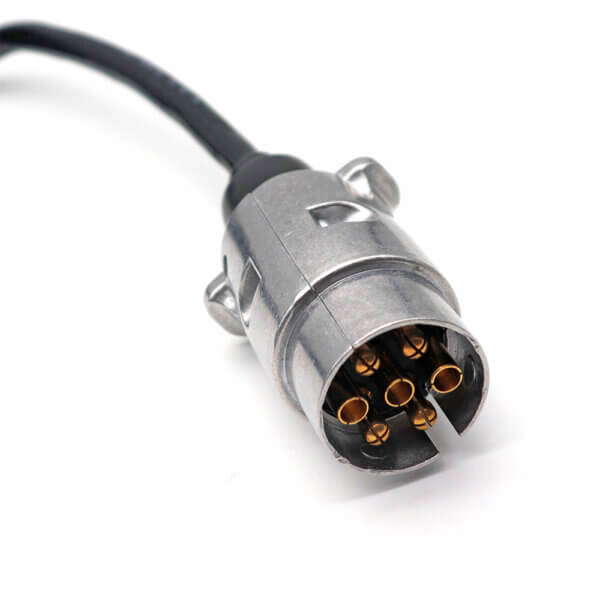 ISO 1724 Trailer coil cable metal plug