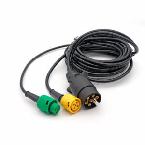 7 Pole to 2x 5 Pin Bayonet Connector Main Cable