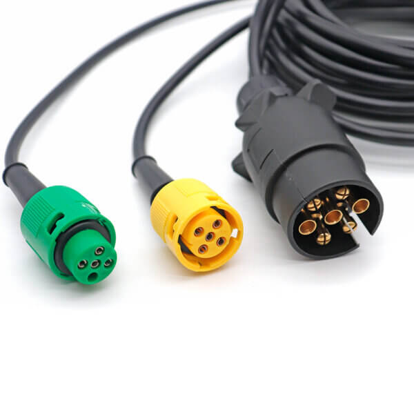 7 PIN to 2x 5 Pin Bayonet Connector Main Cable