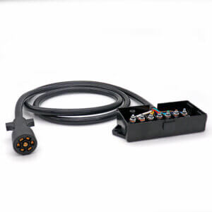 7 Way trailer plug with junction box