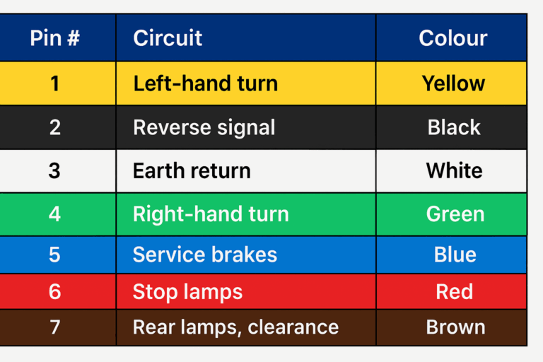 Trailer Color Chart Trailer Wire Color Code: 5 Proven Facts for Safe Wiring